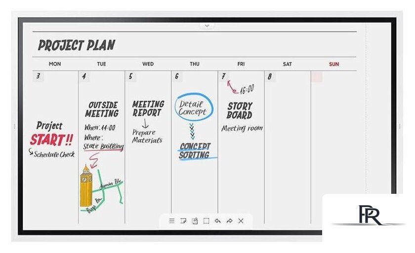 Интерактивная панель Samsung Flip WM65R - Изображение №1 — Интернет-магазин ПроЗаказ