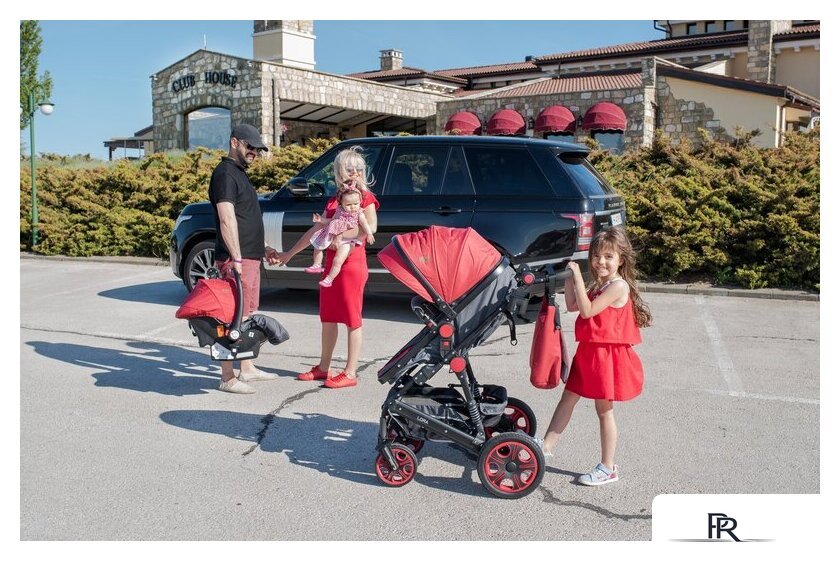 Универсальная коляска Lorelli Lora 2021 (2 в 1, luxe red elephants) - Изображение №47 — Интернет-магазин ПроЗаказ