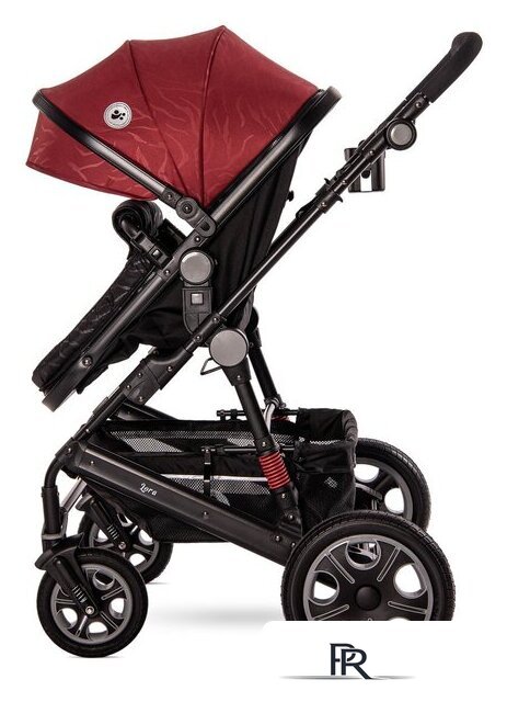 Универсальная коляска Lorelli Lora 2021 (2 в 1, luxe red elephants) - Изображение №5 — Интернет-магазин ПроЗаказ
