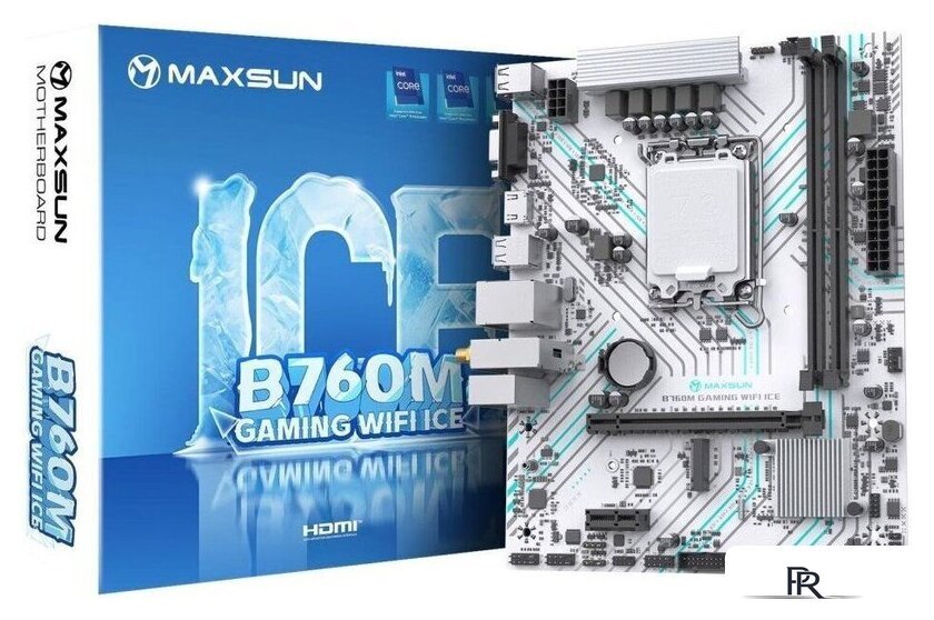 Материнская плата Maxsun B760M Gaming WiFi Ice - Изображение №4 — Интернет-магазин ПроЗаказ