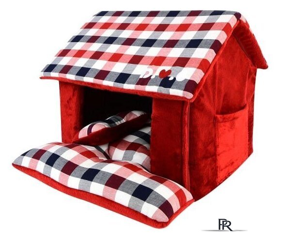 Домик Puppia Beaufort House PASA-AU1619-WN-FR (красный) - Изображение №1 — Интернет-магазин ПроЗаказ