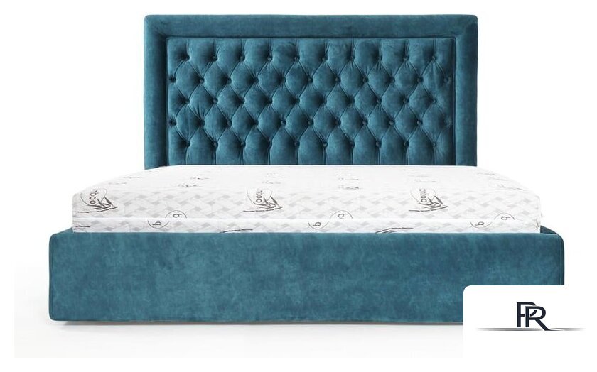Кровать Krones Афина 160 (велюр темно-бирюзовый) - Изображение №2 — Интернет-магазин ПроЗаказ