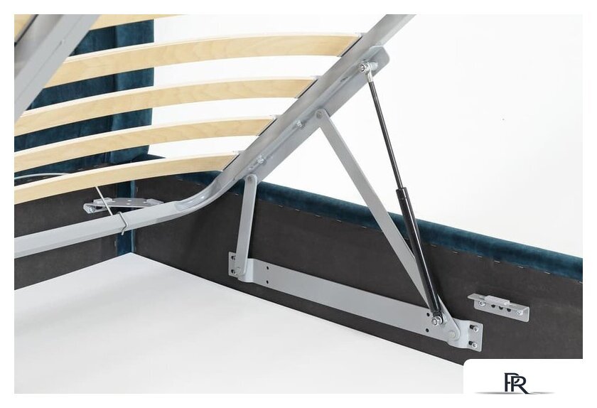 Кровать Krones Афина 160 (велюр темно-бирюзовый) - Изображение №5 — Интернет-магазин ПроЗаказ