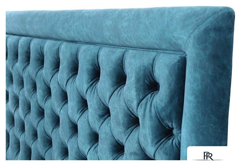 Кровать Krones Афина 160 (велюр темно-бирюзовый) - Изображение №3 — Интернет-магазин ПроЗаказ