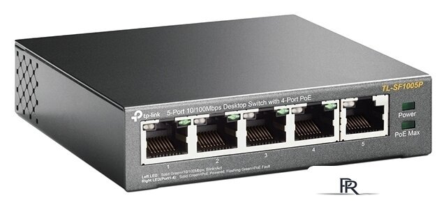 Неуправляемый коммутатор TP-Link TL-SF1005P V1 - Изображение №2 — Интернет-магазин ПроЗаказ