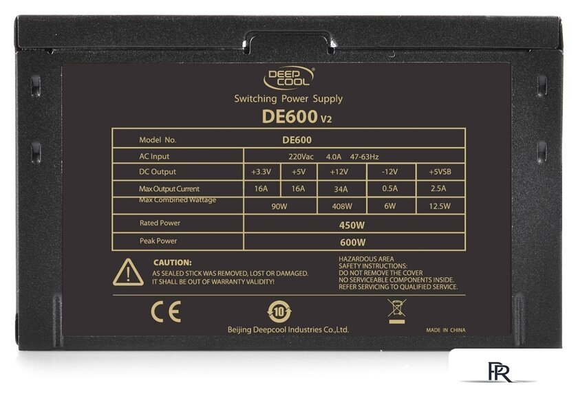 Блок питания DeepCool DE600 v2 DP-DE600US-PH - Изображение №3 — Интернет-магазин ПроЗаказ