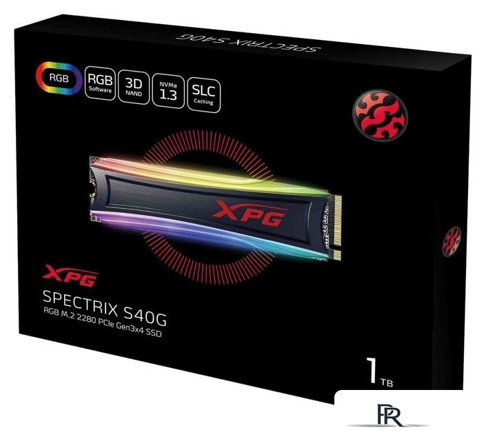 SSD ADATA XPG Spectrix S40G RGB 2TB AS40G-2TT-C - Изображение №4 — Интернет-магазин ПроЗаказ
