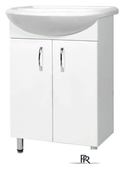  Tivoli Тумба Сити 55 462246 под умывальник Уют 55 (белый) - Изображение №1 — Интернет-магазин ПроЗаказ