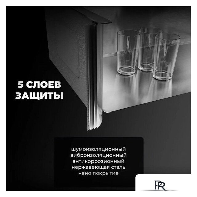 Кухонная мойка Wisent WS-36045В/GER013 (с сифоном, дозатором и колландером) - Изображение №11 — Интернет-магазин ПроЗаказ