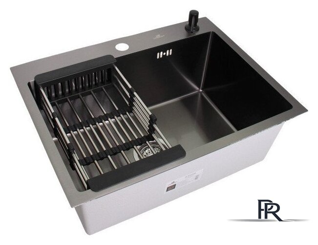 Кухонная мойка Wisent WS-36045В/GER013 (с сифоном, дозатором и колландером) - Изображение №1 — Интернет-магазин ПроЗаказ