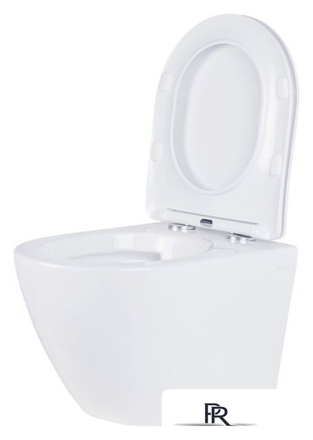 Унитаз подвесной Roxen Antares One Rimless 6 в 1 StounFix Dual Fresh 613423 (оружейная сталь/металл) - Изображение №7 — Интернет-магазин ПроЗаказ