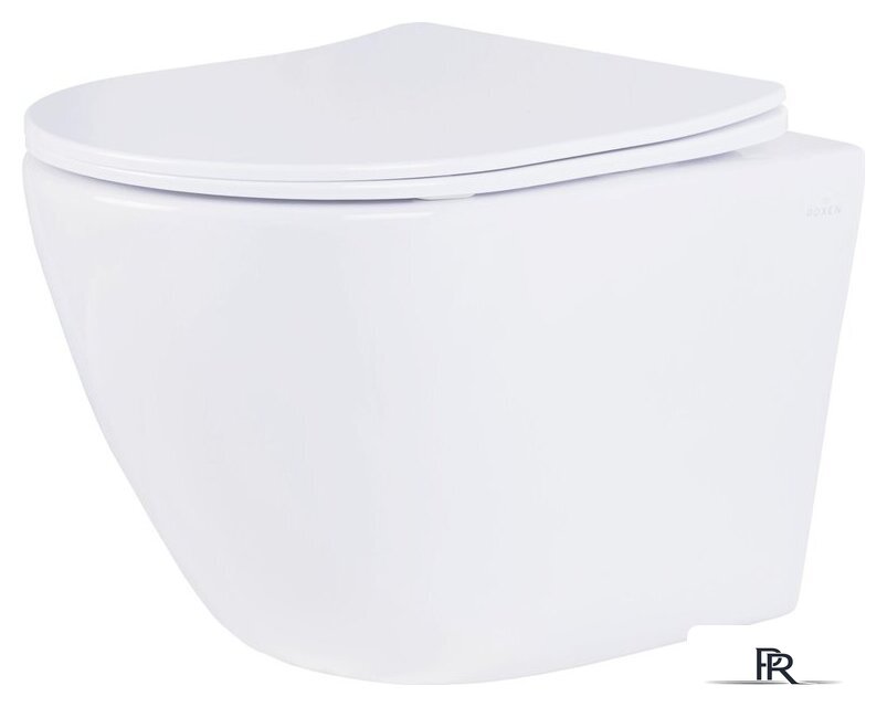 Унитаз подвесной Roxen Antares One Rimless 6 в 1 StounFix Dual Fresh 613423 (оружейная сталь/металл) - Изображение №5 — Интернет-магазин ПроЗаказ