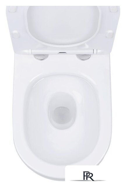 Унитаз подвесной Roxen Antares One Rimless 6 в 1 StounFix Dual Fresh 613423 (оружейная сталь/металл) - Изображение №10 — Интернет-магазин ПроЗаказ