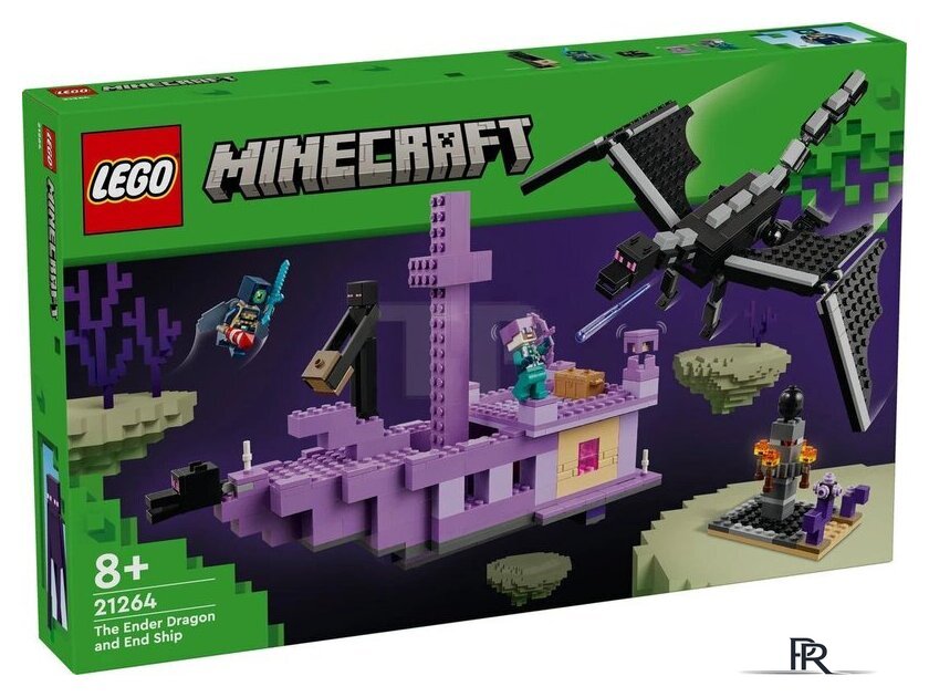 Конструктор LEGO Minecraft 21264 Эндер-Дракон и Корабль Края - Изображение №1 — Интернет-магазин ПроЗаказ