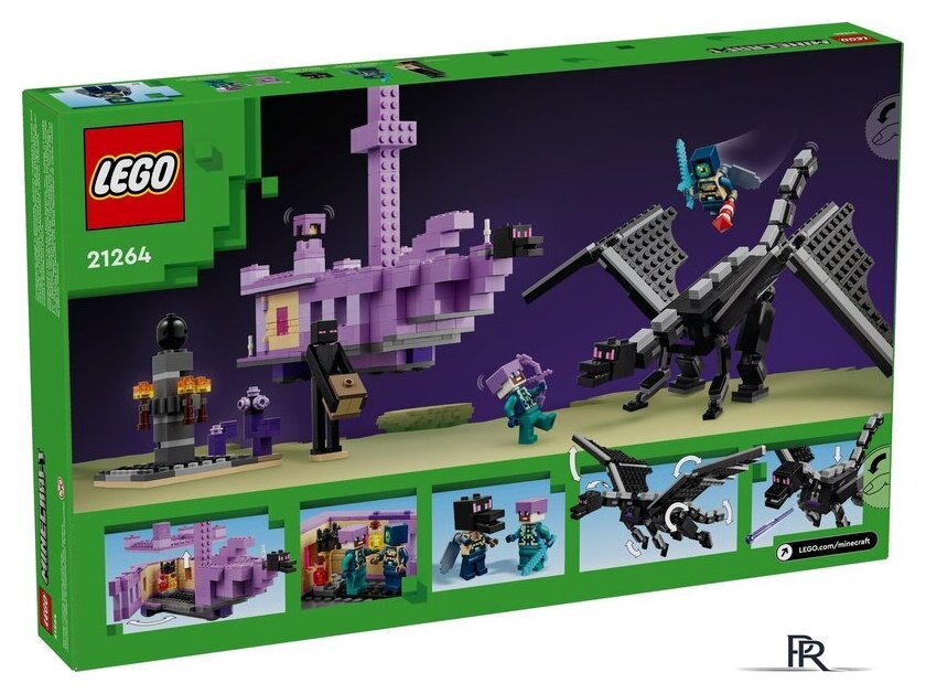 Конструктор LEGO Minecraft 21264 Эндер-Дракон и Корабль Края - Изображение №2 — Интернет-магазин ПроЗаказ