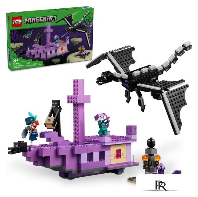 Конструктор LEGO Minecraft 21264 Эндер-Дракон и Корабль Края - Изображение №3 — Интернет-магазин ПроЗаказ