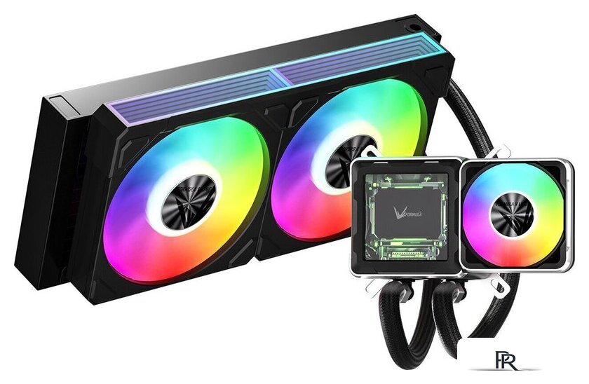 Система жидкостного охлаждения для процессора Formula Cryo Wing Digi 240 (черный) - Изображение №2 — Интернет-магазин ПроЗаказ