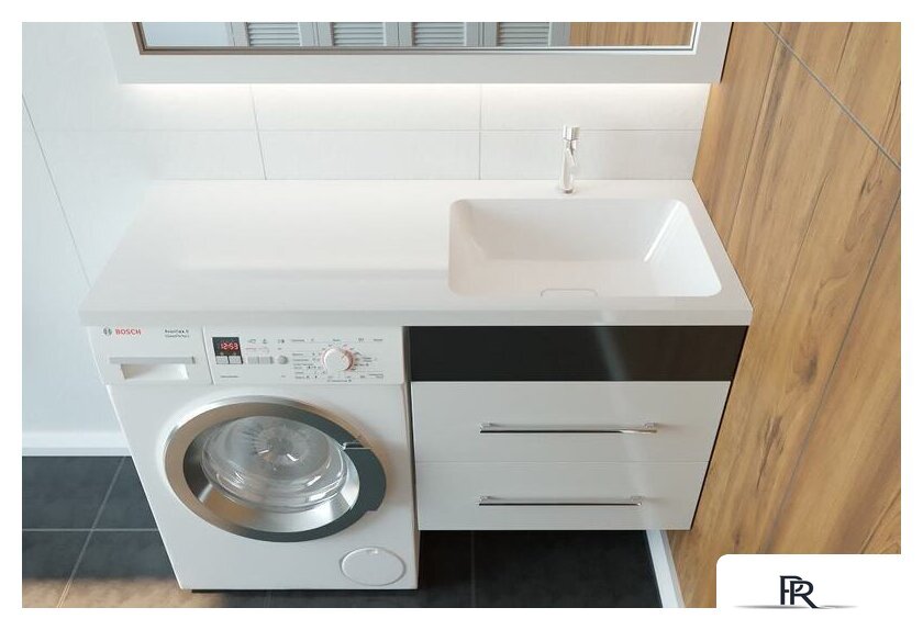 Умывальник Madera Kamilla 110х48 (правый) - Изображение №4 — Интернет-магазин ПроЗаказ