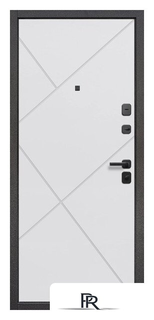 Металлическая дверь Guard 7см серебро/белый матовый (96x205, правая) - Изображение №3 — Интернет-магазин ПроЗаказ