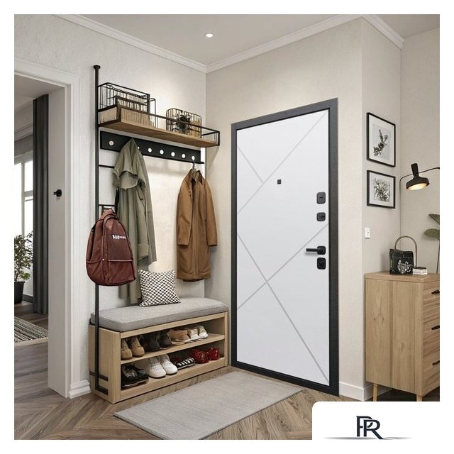 Металлическая дверь Guard 7см серебро/белый матовый (96x205, правая) - Изображение №5 — Интернет-магазин ПроЗаказ