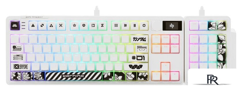 Клавиатура Дарк Проджект KD87A+Numpad (g3ms Moonstone, белый) - Изображение №1 — Интернет-магазин ПроЗаказ