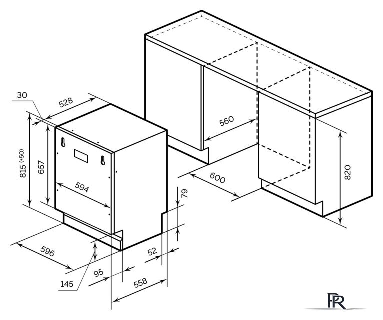 Встраиваемая посудомоечная машина LEX PM 6063 B - Изображение №2 — Интернет-магазин ПроЗаказ