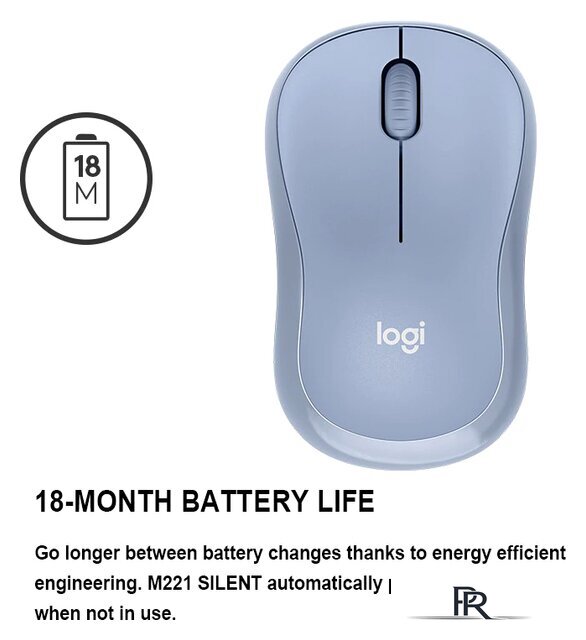 Мышь Logitech M221 (белый) - Изображение №4 — Интернет-магазин ПроЗаказ