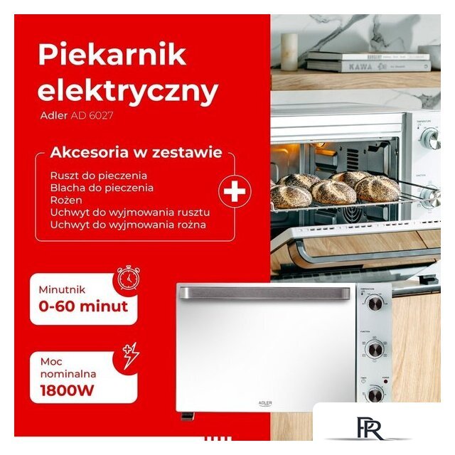 Мини-печь Adler AD 6027 - Изображение №16 — Интернет-магазин ПроЗаказ