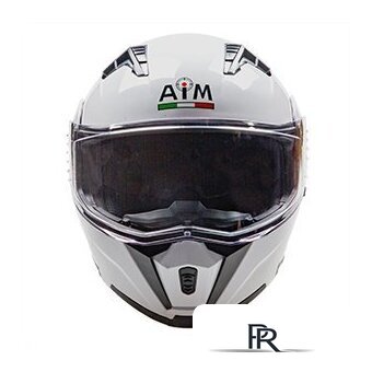 Мотошлем AIM JK906 906-007-M (M, белый глянец) - Изображение №2 — Интернет-магазин ПроЗаказ