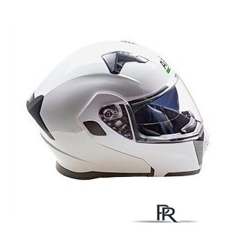 Мотошлем AIM JK906 906-007-M (M, белый глянец) - Изображение №4 — Интернет-магазин ПроЗаказ