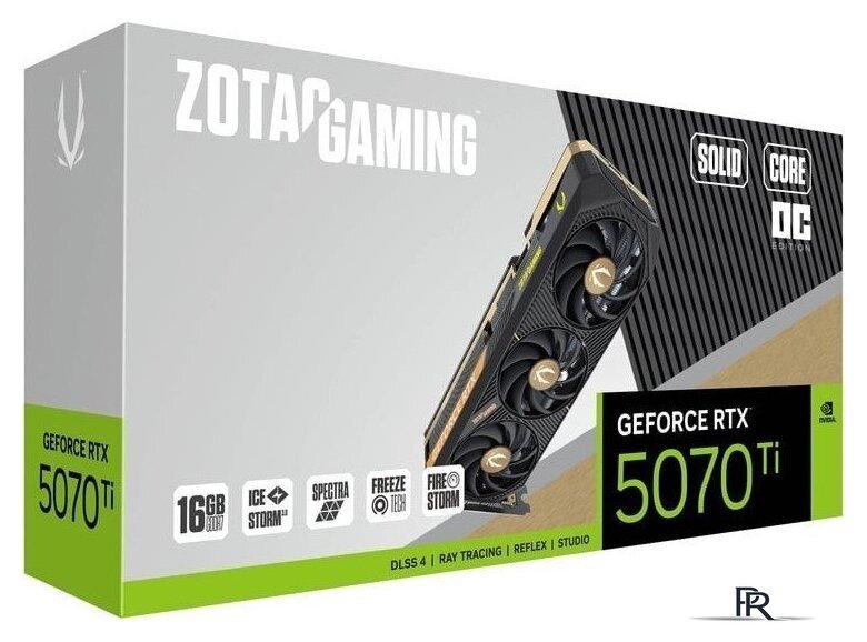 Видеокарта ZOTAC Gaming GeForce RTX 5070 Ti Solid Core OC ZT-B50710J2-10P - Изображение №8 — Интернет-магазин ПроЗаказ