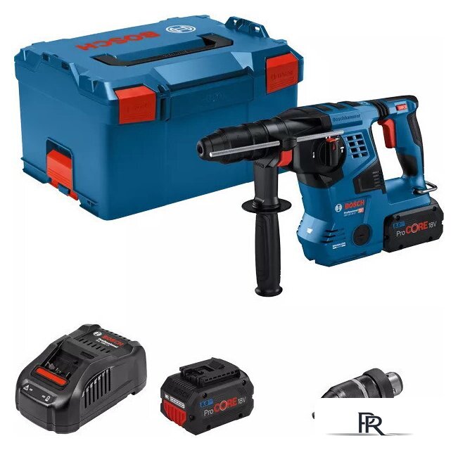 Перфоратор Bosch GBH 18V-28 CF Professional 0611921002 (с 2-мя АКБ 8 Ач, кейс) - Изображение №1 — Интернет-магазин ПроЗаказ