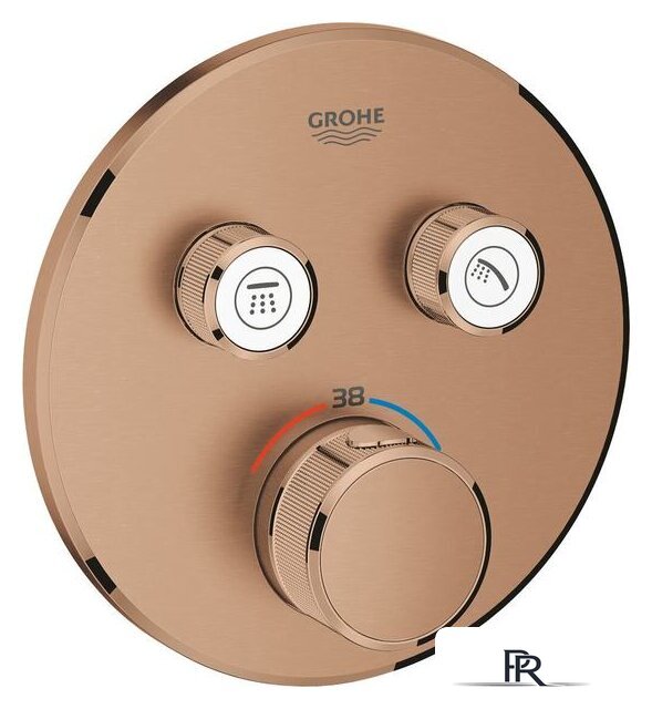 Смеситель без скрытого механизма Grohe Grohtherm SmartControl 29119DL0 (теплый закат, матовый) - Изображение №1 — Интернет-магазин ПроЗаказ