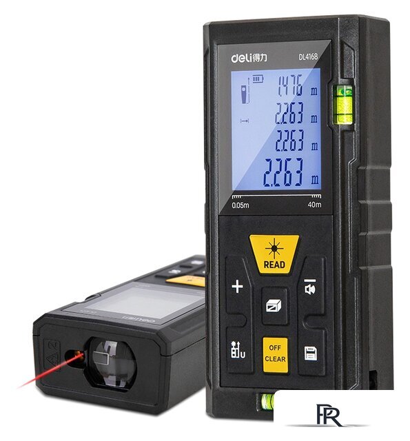 Лазерный дальномер Deli DL4168 - Изображение №1 — Интернет-магазин ПроЗаказ