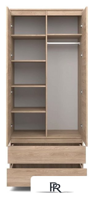 Шкаф распашной MyStar Сноули 900.1 ИВ-121.10 (гикори кингстон) - Изображение №5 — Интернет-магазин ПроЗаказ