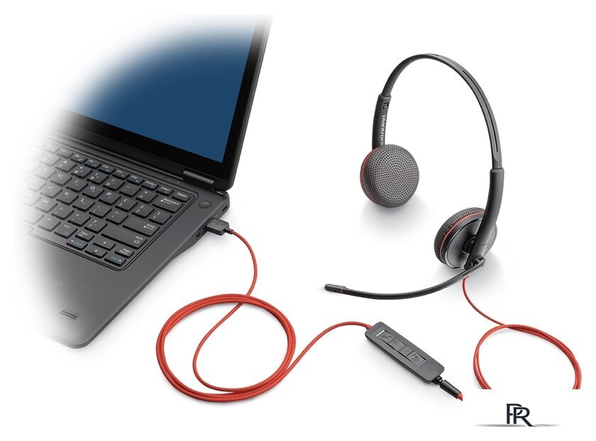 Офисная гарнитура Plantronics Blackwire C3225 USB-A - Изображение №2 — Интернет-магазин ПроЗаказ