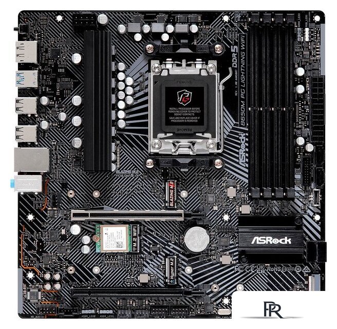 Материнская плата ASRock B650M PG Lightning WiFi - Изображение №1 — Интернет-магазин ПроЗаказ