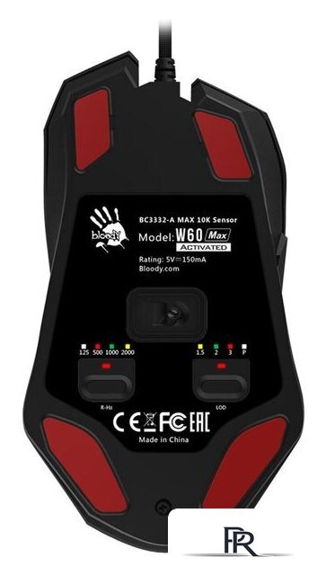 Игровая мышь A4Tech Bloody W60 Max (черный) - Изображение №3 — Интернет-магазин ПроЗаказ