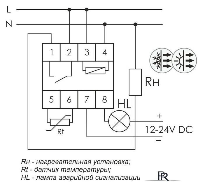 Реле температуры Евроавтоматика F&F RT-820M EA07.001.007 - Изображение №2 — Интернет-магазин ПроЗаказ