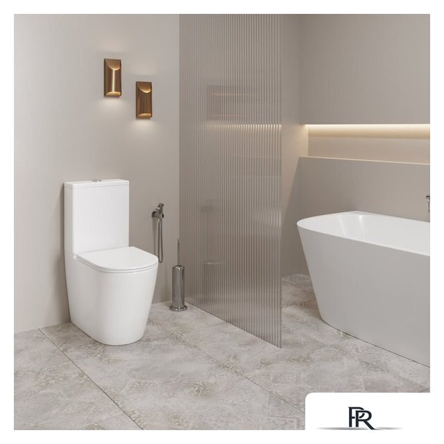 Унитаз напольный Lauter Vortex 2110022VF + гигиенический душ Sano 21LT1294GL - Изображение №10 — Интернет-магазин ПроЗаказ