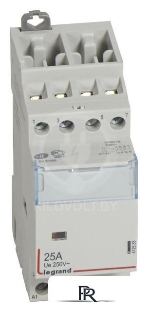Контактор Legrand CX3 25А 2NO+2NC 230VAC 2M 412533 - Изображение №1 — Интернет-магазин ПроЗаказ