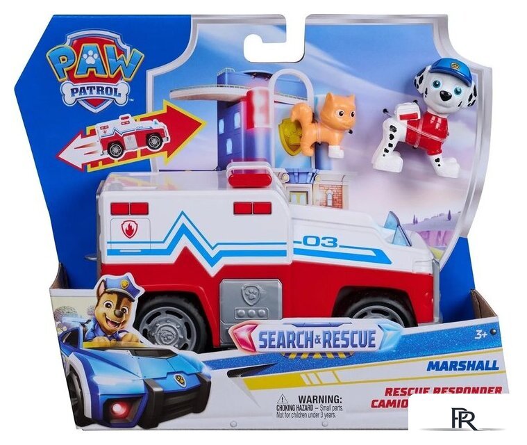 Игровой набор PAW Patrol Поисковый отряд машинка с фигуркой Маршалл 70809 - Изображение №5 — Интернет-магазин ПроЗаказ