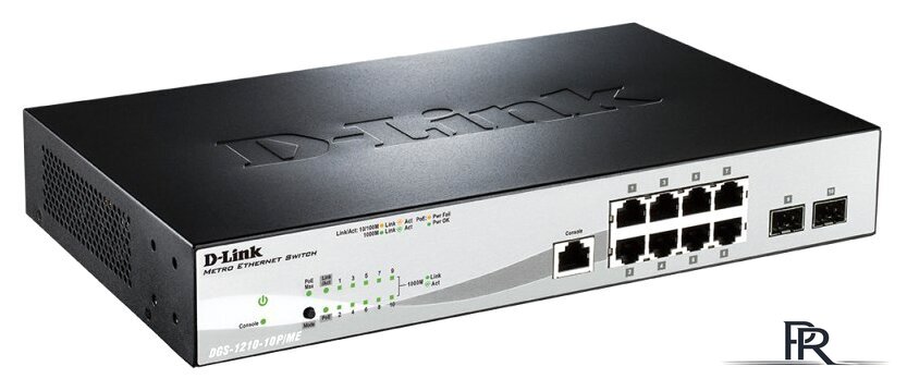 Управляемый коммутатор 2-го уровня D-Link DGS-1210-10P/ME/A1A - Изображение №2 — Интернет-магазин ПроЗаказ