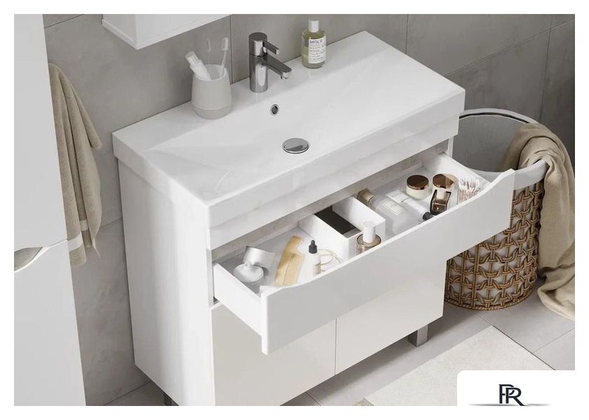  Volna Тумба под умывальник Lake 80.2D.1Y - Изображение №5 — Интернет-магазин ПроЗаказ