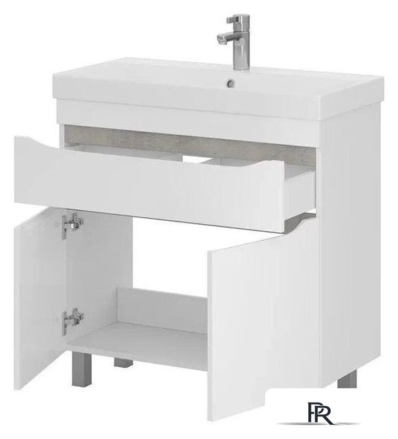  Volna Тумба под умывальник Lake 80.2D.1Y - Изображение №2 — Интернет-магазин ПроЗаказ