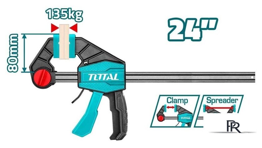 Струбцина Total THT1346802 - Изображение №1 — Интернет-магазин ПроЗаказ