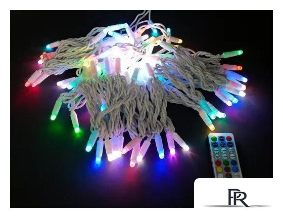 Светодиодная гирлянда ULED Стринг-лайт ULED-SL-100-24V-(W-ESR-RGB) - Изображение №1 — Интернет-магазин ПроЗаказ