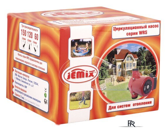 Циркуляционный насос Jemix WRS-25/8-180 - Изображение №4 — Интернет-магазин ПроЗаказ