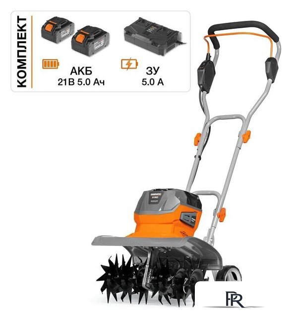 Мотокультиватор аккумуляторный Daewoo Power DAT 3542Li Set (с 2-мя АКБ) - Изображение №1 — Интернет-магазин ПроЗаказ
