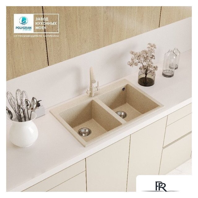 Кухонная мойка Polygran Brig 790 (опал) - Изображение №8 — Интернет-магазин ПроЗаказ